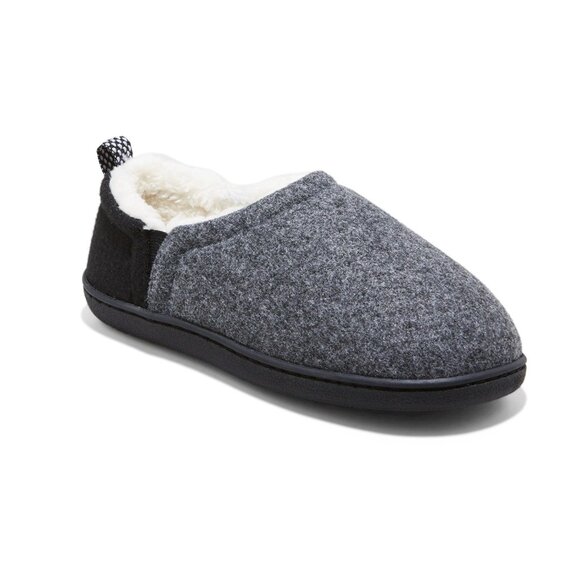 NWT Charcoal Gray Slip-On Franklin Slippers - Youth Boy's Size S 13/1 - Picture 1 of 4